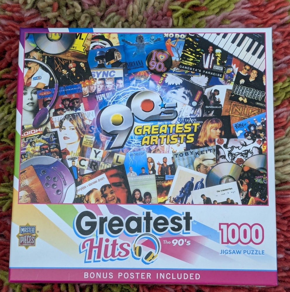 90's Greatest Hits Jigsaw Puzzle